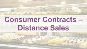 consumer contracts distance sales