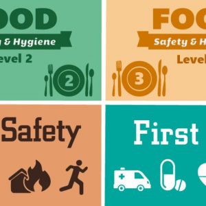 food level 2 3 fire safety first aid