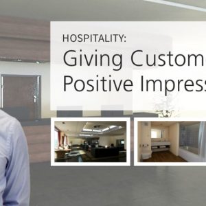 giving customers a positive impression