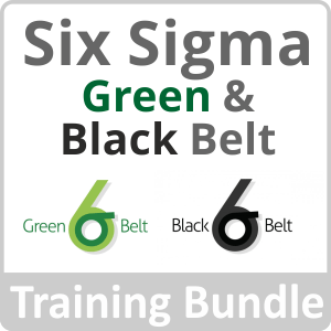 six sigma green and black